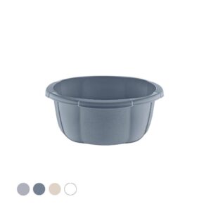 Kerek műanyag tál 7,5 literes, többféle pasztellszínben