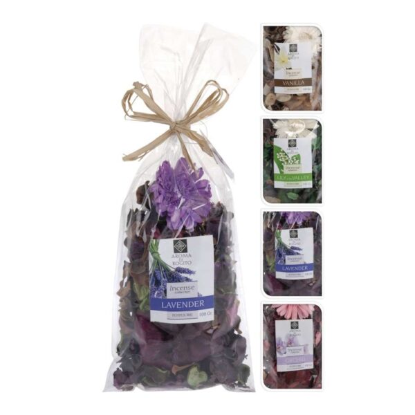 Potpourri illatdekoráció 100 g-os kiszerelésben, többféle illat, Aroma di Rogito