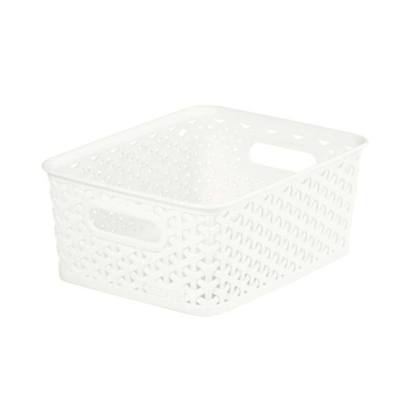 Rattan hatású tárolókosár Curver My Style S, 4 liter, több színben, 25,5×19,6×10,3 cm