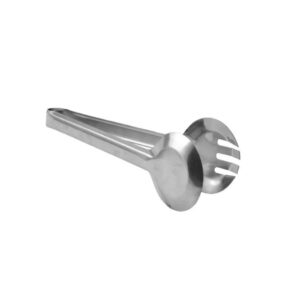 Tálaló csipesz rozsdamentes acélból, 24 cm – kanál és villa kombináció – Perfect Home