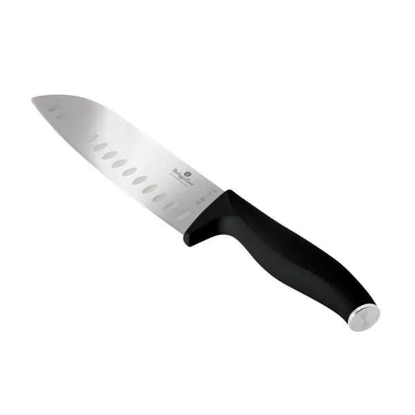 Berlinger Haus Santoku kés 17,5 cm – rozsdamentes acél, ergonomikus fekete nyéllel, Matte Black kollekció