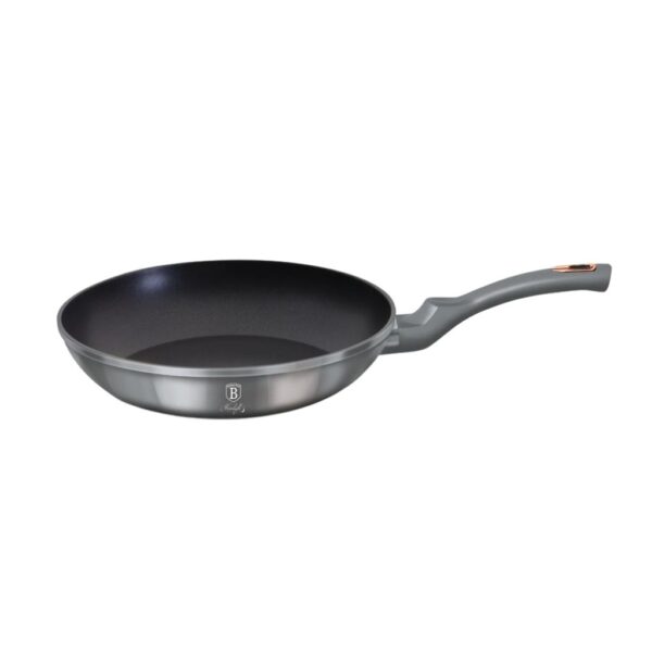 Berlinger Haus Moonlight 28 cm-es tapadásmentes serpenyő – titán bevonat, indukciós kompatibilitás, szürke dizájn