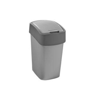 Curver Flip Bin szemetes ezüst színben, 25 és 45 literes változatban