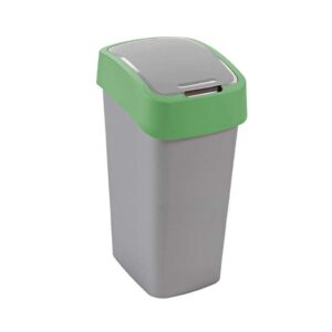 Curver Flip Bin szemetes ezüst-zöld színben, 25 és 45 literes változatban