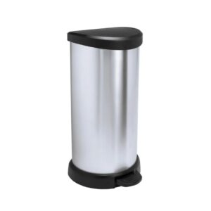 Curver Deco Bin pedálos szemetes, 40 liter, fémhatású