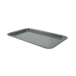 Tapadásmentes tepsi alacsony peremmel, acél, 38×26×2 cm – süteményekhez, kekszekhez