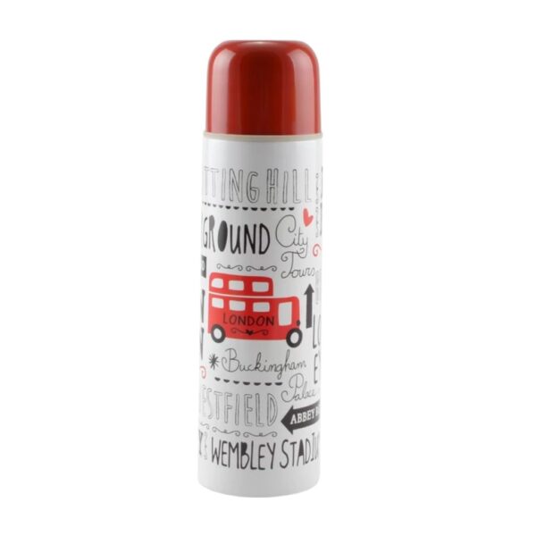 Mintás termosz 500 ml, rozsdamentes acélból – kupakkal, szivárgásmentes zárással, Perfect Home
