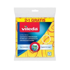Vileda Ultra Fresh mikroszálas törlőkendő antibakteriális ezüst-klorid összetevőkkel
