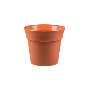 Pálma virágcserép terrakotta színben, műanyagból, több méretben (10–34 cm)
