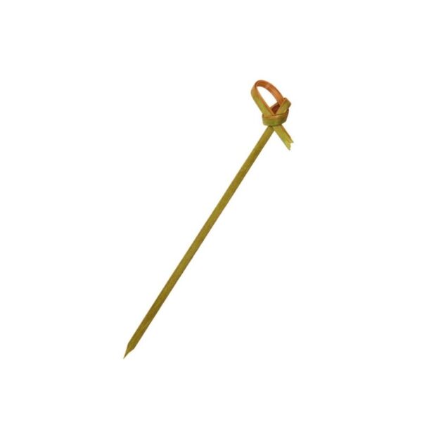Csomózott fejű bambusz pálcika, 10 cm – 100 db BIO