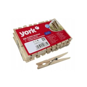 Fa ruhacsipesz 20 db-os kiszerelésben – York