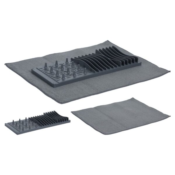 Mikroszálas edényszárító szürke színben – Ultra Clean