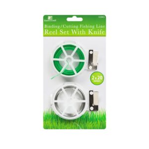 Huzaltekercs készlet kerti használatra, vágókéssel, 2×20 m