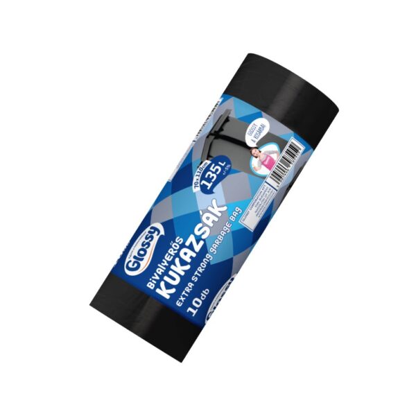 Glossy vastag szemeteszsák, újrahasznosított anyagból, többféle méretben