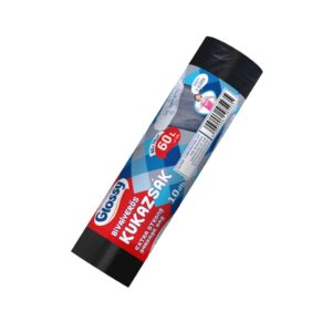 Glossy vastag szemeteszsák, újrahasznosított anyagból, többféle méretben
