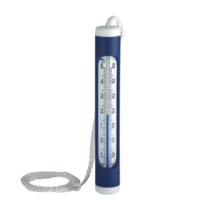 Medence hőmérő zsinórral, műanyag házban, -15 °C-tól +50 °C-ig