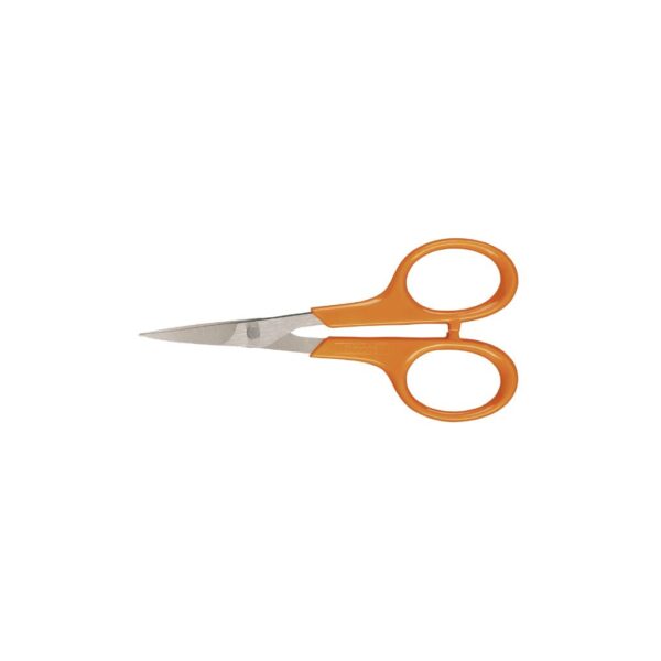 Fiskars Classic körömvágó olló hajlított pengével, 10 cm-es méretben