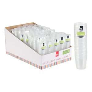 Műanyag party pohár szett 30 ml, átlátszó kivitelben, 20 darabos készlet