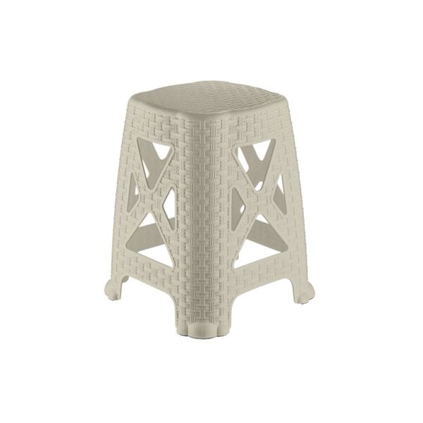 Rattan mintás műanyag fellépő – Dunya, 30×45 cm, több színben