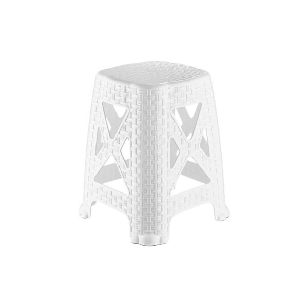 Rattan mintás műanyag fellépő – Dunya, 30×45 cm, több színben