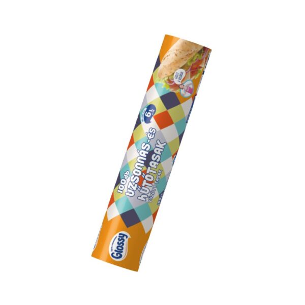 Glossy hűtőtasak 100 db-os kiszerelésben, többféle méretben, tekercses kivitelben