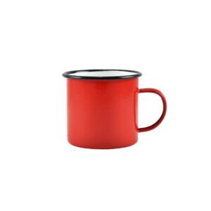 Retro zománcozott bögre, 0,4 l – színes, fém kivitel