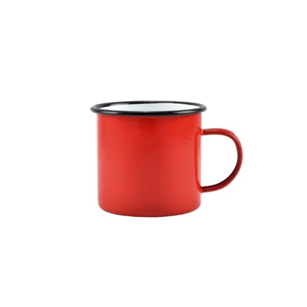 Retro zománcozott bögre, 0,4 l – színes, fém kivitel