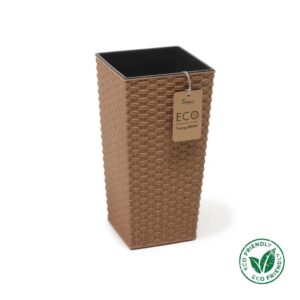 Kaspó Lamela Finezja rattan eco Ø25×25 cm natúr fa