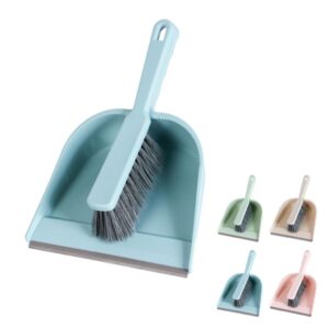 Szemeteslapát kefével, pasztell színekben, gumiperemmel