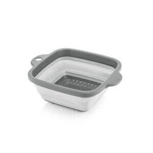 összecsukható szögletes szilikon szűrő szürke