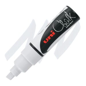 Krétamarker üvegre, fehér, 8 mm, vágott hegy