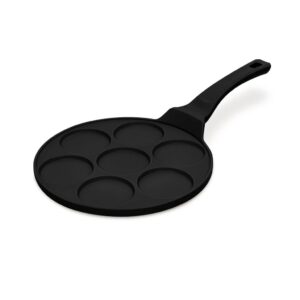 Berlinger Haus Black Rose 7 lyukú amerikai palacsintasütő, Ø26 cm, fekete