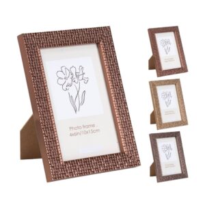 Fényképkeret 10×15 cm – fémhatású, több színben, kitámasztóval