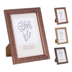 Képkeret 13x18 cm – fémhatású, 3 színben, kitámasztóval