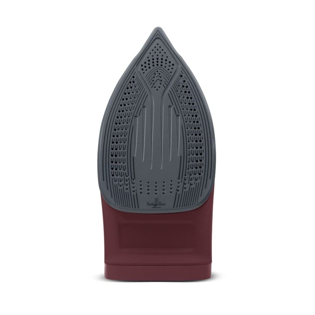 Berlinger Haus gőzölős vasaló, matt bordó – 2200 W, kerámia talp