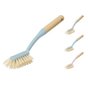 edénymosó kefe pasztell színekben bambusz nyéllel