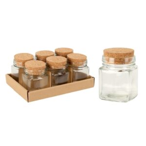 fűszertartó üveg parafa dugóval 160 ml