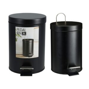pedálos szemetes 3 l fekete