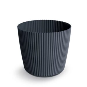 Milly Round virágcserép bordázott felülettel több méretben
