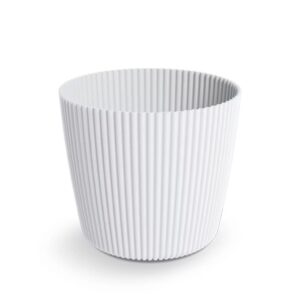 Milly Round virágcserép bordázott felülettel több méretben