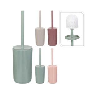 bordázott wc kefe tartóval pasztell színekben többféle kivitelben