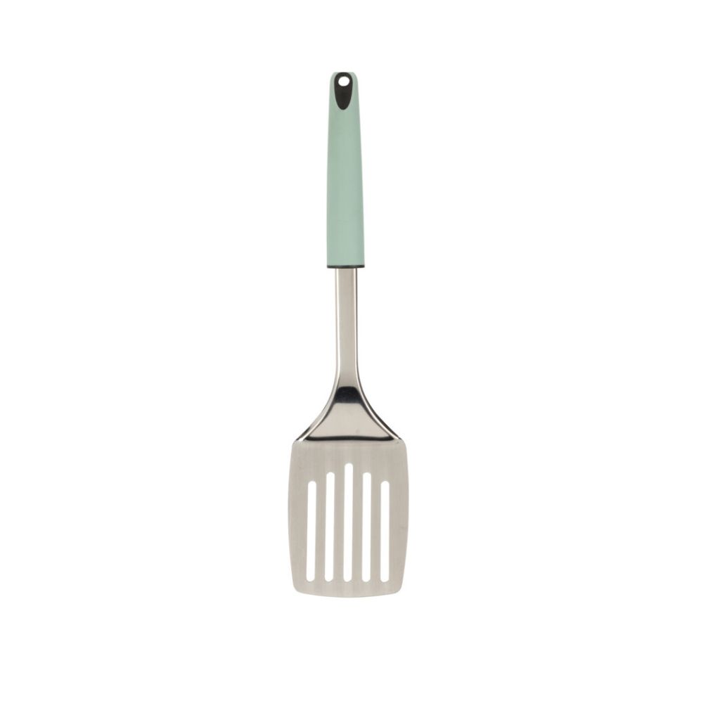 lyukas fordítólapát 35 cm fém, zöld