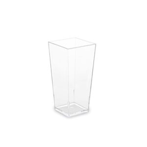 85 ml fingerfood pohár víztiszta szögletes 40 db
