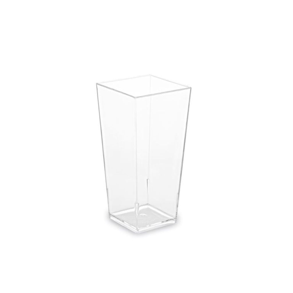85 ml fingerfood pohár víztiszta szögletes 40 db