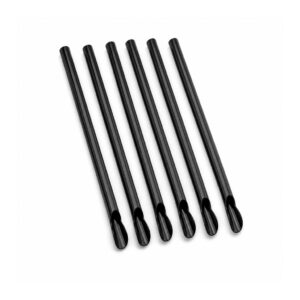 Kanalas szívószál fekete 250 db