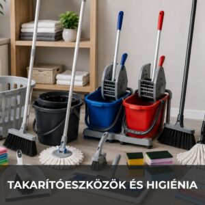 Takarítóeszközök és higiénia