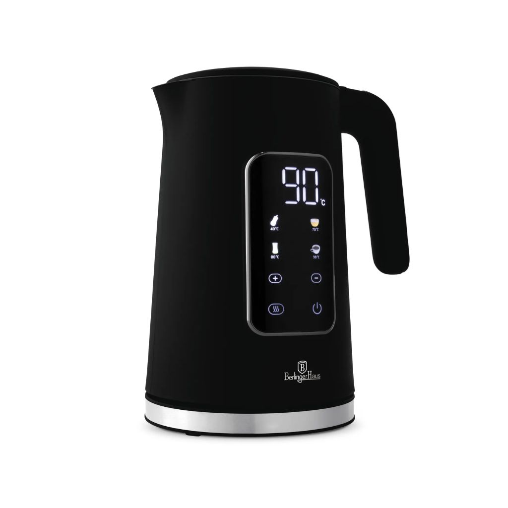 Berlinger Haus vízforraló digitális 1,7 L matt fekete